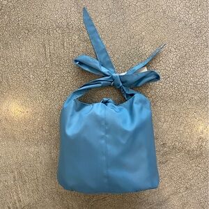 Handmade Blue Messenger Bag